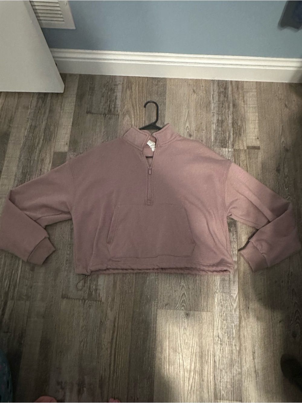 5/$25 cropped quarter zip